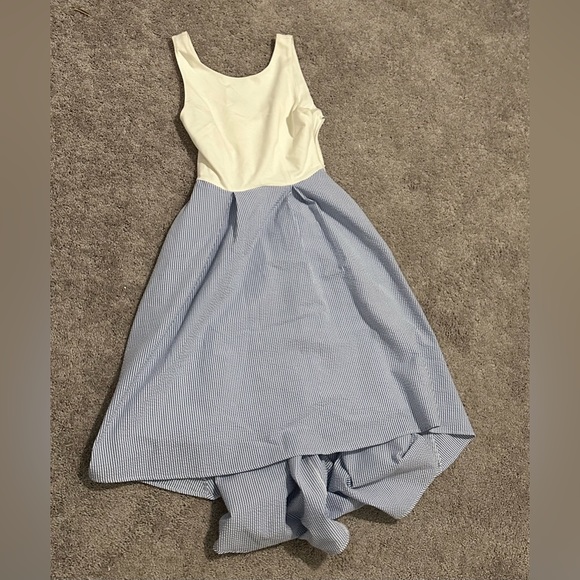 Hatch Striped Blue Dress Size 0 - Picture 1 of 10